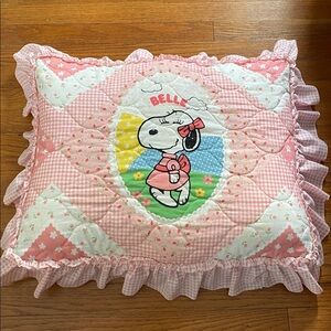 VTG Sears Belle Ruffled Pillow Sham